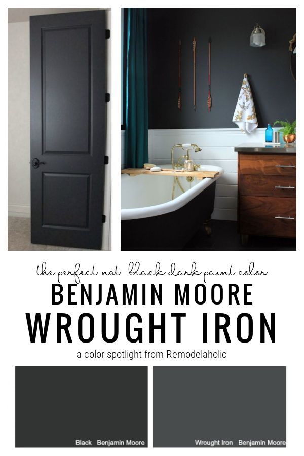benjamin moore wrought iron